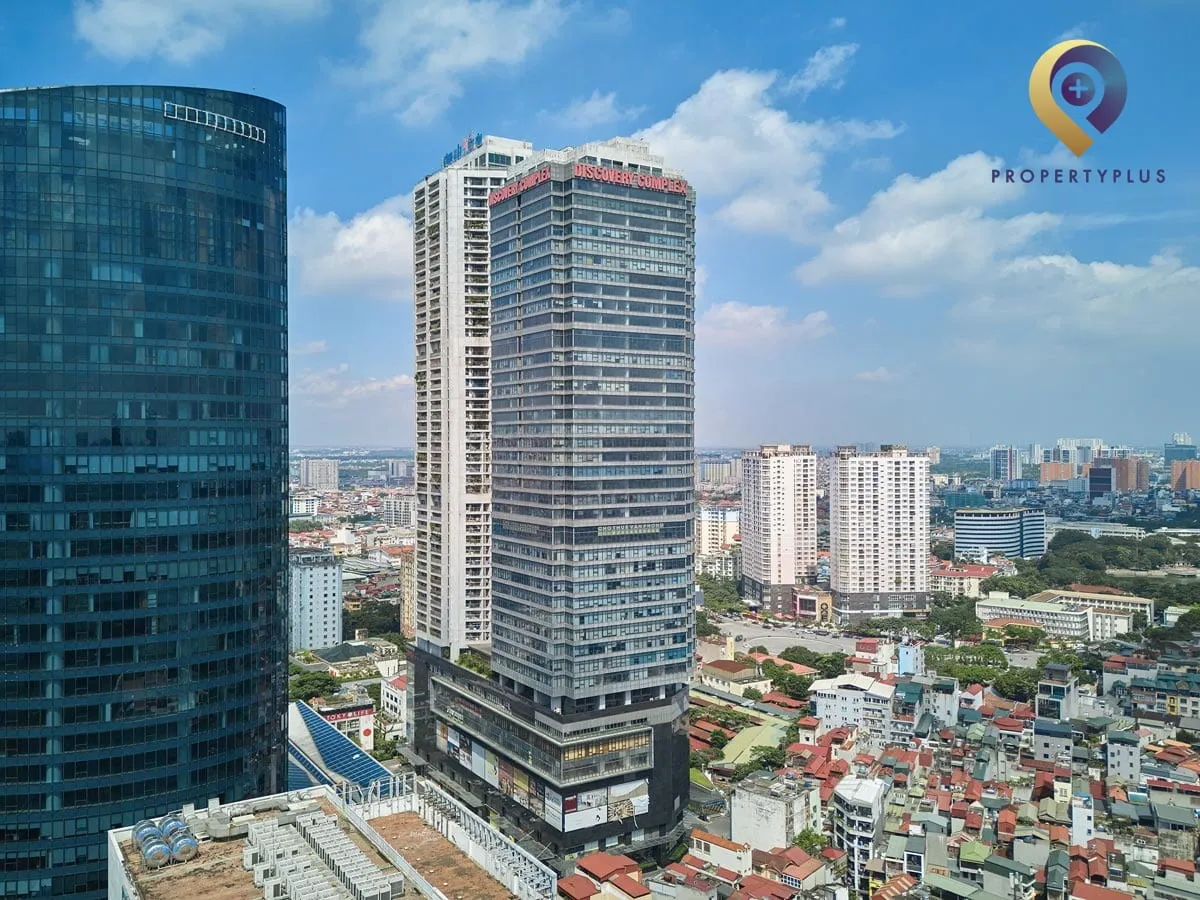 Toàn cảnh tòa nhà Discovery Complex nhìn từ trên cao